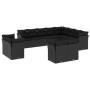 Set Gartensofas 12 Stück Kissen synthetisches Rattan schwarz von , Gartensets - Ref: Foro24-3250364, Preis: 861,25 €, Rabatt: %