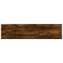 Wall shelves 4 units engineered wood oak smoke 40x10x1.5 cm by , Shelves - Ref: Foro24-838195, Price: 14,69 €, Discount: %