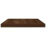 Wall shelves 4 units engineered wood oak smoke 40x20x1.5 cm by , Shelves - Ref: Foro24-838205, Price: 18,82 €, Discount: %