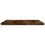 Wall shelves 4 units engineered wood oak smoke 40x30x1.5 cm by , Shelves - Ref: Foro24-838207, Price: 25,01 €, Discount: %