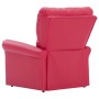 Sillón de masaje reclinable de cuero artificial rojo de vidaXL, Sillones de masaje eléctricos - Ref: Foro24-282176, Precio: 3...