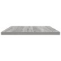 Wall shelves 4 units engineered wood gray Sonoma 60x30x1.5 cm by , Shelves - Ref: Foro24-838239, Price: 31,90 €, Discount: %