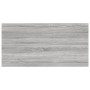 Wall shelves 4 units engineered wood gray Sonoma 60x30x1.5 cm by , Shelves - Ref: Foro24-838239, Price: 31,90 €, Discount: %