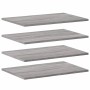 Wall shelves 4 pcs Sonoma gray engineered wood 60x40x1.5 cm by , Shelves and shelves - Ref: Foro24-838245, Price: 36,92 €, Di...