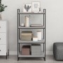 Wall shelves 4 pcs Sonoma gray engineered wood 60x40x1.5 cm by , Shelves and shelves - Ref: Foro24-838245, Price: 36,92 €, Di...