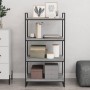 Wall shelves 4 units engineered wood gray Sonoma 60x50x1.5 cm by , Shelves - Ref: Foro24-838251, Price: 40,52 €, Discount: %