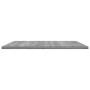 Wall shelves 4 units engineered wood gray Sonoma 60x50x1.5 cm by , Shelves - Ref: Foro24-838251, Price: 40,52 €, Discount: %