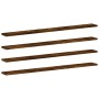 Wall shelves 4 pcs engineered wood smoke oak 100x10x1.5 cm by , Shelves and shelves - Ref: Foro24-838285, Price: 26,23 €, Dis...