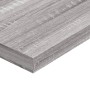 Wall shelves 4 units engineered wood gray Sonoma 100x10x1.5cm by , Shelves - Ref: Foro24-838287, Price: 24,37 €, Discount: %