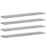 Wall shelves 4 units engineered wood gray Sonoma 100x20x1.5cm by , Shelves - Ref: Foro24-838293, Price: 33,53 €, Discount: %