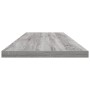 Wall shelves 4 units engineered wood gray Sonoma 100x20x1.5cm by , Shelves - Ref: Foro24-838293, Price: 33,53 €, Discount: %