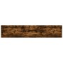 Wall shelves 4 units engineered wood oak smoke 100x20x1.5 cm by , Shelves - Ref: Foro24-838291, Price: 32,99 €, Discount: %