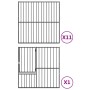 Laufgitter für Hunde mit 12 Paneelen aus schwarz verzinktem Stahl von , Hundehütten - Ref: Foro24-3209558, Preis: 276,33 €, R...