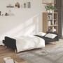 Two-seater black fabric sofa bed by , Sofas - Ref: Foro24-375729, Price: 213,99 €, Discount: %