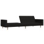 Two-seater black fabric sofa bed by , Sofas - Ref: Foro24-375729, Price: 213,99 €, Discount: %