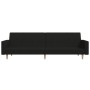 Two-seater black fabric sofa bed by , Sofas - Ref: Foro24-375729, Price: 213,99 €, Discount: %