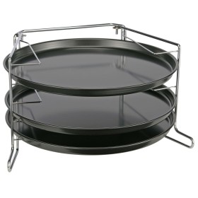 HI 4-teiliges Pizza-Backset Schwarz von HI, Pizzaformen - Ref: Foro24-435268, Preis: 25,99 €, Rabatt: %