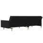 Two-seater black fabric sofa bed by , Sofas - Ref: Foro24-375729, Price: 213,99 €, Discount: %