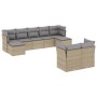 Set de sofás de jardín 9 pzas con cojines ratán sintético beige de , Conjuntos de jardín - Ref: Foro24-3218309, Precio: 595,4...