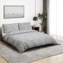 Gray cotton duvet cover set 200x220 cm by , Duvet covers - Ref: Foro24-136457, Price: 33,35 €, Discount: %