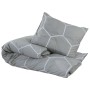 Gray cotton duvet cover set 200x220 cm by , Duvet covers - Ref: Foro24-136457, Price: 33,35 €, Discount: %