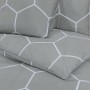 Gray cotton duvet cover set 200x220 cm by , Duvet covers - Ref: Foro24-136457, Price: 33,35 €, Discount: %