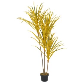 Dracaena artificial plant with pot 125 cm yellow by vidaXL, artificial flora - Ref: Foro24-280187, Price: 72,85 €, Discount: %