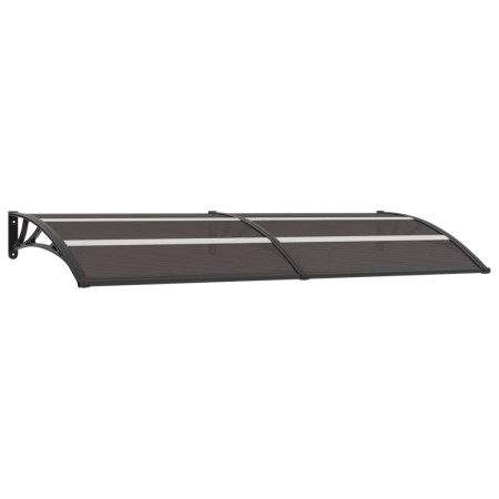 Black PC door canopy 240x75 cm by vidaXL, Awnings - Ref: Foro24-144826, Price: 90,99 €, Discount: %