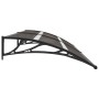 Black PC door canopy 240x75 cm by vidaXL, Awnings - Ref: Foro24-144826, Price: 90,99 €, Discount: %