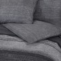 Dark grey cotton duvet cover set 200x200 cm by , Duvet covers - Ref: Foro24-136481, Price: 26,44 €, Discount: %