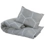 Gray cotton duvet cover set 200x200 cm by , Duvet covers - Ref: Foro24-136448, Price: 28,99 €, Discount: %