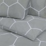 Gray cotton duvet cover set 200x200 cm by , Duvet covers - Ref: Foro24-136448, Price: 28,99 €, Discount: %