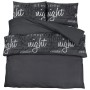 Black cotton duvet cover set 140x200 cm by , Duvet covers - Ref: Foro24-136525, Price: 24,85 €, Discount: %