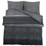 Dark gray cotton duvet cover set 140x200 cm by , Duvet covers - Ref: Foro24-136488, Price: 22,83 €, Discount: %