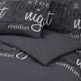 Black cotton duvet cover set 140x200 cm by , Duvet covers - Ref: Foro24-136533, Price: 21,99 €, Discount: %