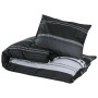 Black and white cotton duvet cover set 260x220 cm by , Duvet covers - Ref: Foro24-136506, Price: 32,57 €, Discount: %