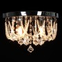 Ceiling lamp with round silver crystals 4 G9 bulbs by vidaXL, Lamps - Ref: Foro24-281582, Price: 66,07 €, Discount: %