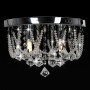 Ceiling lamp with round silver crystals 4 G9 bulbs by vidaXL, Lamps - Ref: Foro24-281582, Price: 66,07 €, Discount: %