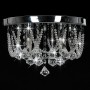 Ceiling lamp with round silver crystals 4 G9 bulbs by vidaXL, Lamps - Ref: Foro24-281582, Price: 66,07 €, Discount: %