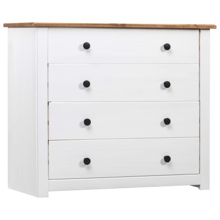 Armario auxiliar estilo Panamá madera pino blanco 80x40x73 cm de vidaXL, Aparadores - Ref: Foro24-282660, Precio: 152,44 €, D...