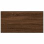 Wall shelves 8 units engineered wood brown oak 40x20x1.5 cm by , Shelves and shelves - Ref: Foro24-838206, Price: 32,83 €, Di...