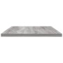 Estantes pared 4 uds madera ingeniería gris Sonoma 60x20x1,5 cm de , Estantes y estanterías - Ref: Foro24-838233, Precio: 26,...