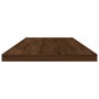 Wall shelves 4 pcs engineered wood brown oak 80x20x1.5cm by , Shelves and shelves - Ref: Foro24-838265, Price: 35,51 €, Disco...