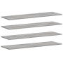 Estantes pared 4 uds madera ingeniería gris Sonoma 100x30x1,5cm de , Estantes y estanterías - Ref: Foro24-838299, Precio: 41,...