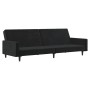 2 seater black velvet sofa bed by , Sofas - Ref: Foro24-375740, Price: 254,23 €, Discount: %