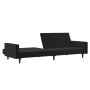 2 seater black velvet sofa bed by , Sofas - Ref: Foro24-375740, Price: 254,23 €, Discount: %