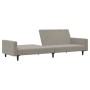 Sofá cama de 2 plazas terciopelo gris claro de , Sofás - Ref: Foro24-375737, Precio: 241,33 €, Descuento: %