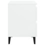 Bedside tables 2 units, white glossy plywood, 40x35x50 cm by vidaXL, Nightstands - Ref: Foro24-805882, Price: 75,73 €, Discou...