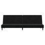 2-Sitzer-Schlafsofa aus schwarzem Samt von , Sofas - Ref: Foro24-375735, Preis: 214,90 €, Rabatt: %