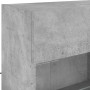 Wall TV cabinets with LED lights 6 pieces concrete gray by , TV Furniture - Ref: Foro24-3216800, Price: 388,42 €, Discount: %